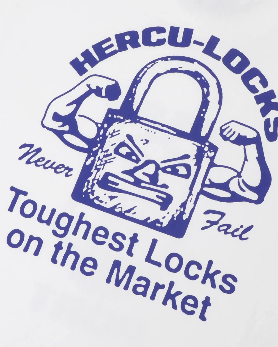 Hercu~Locks Tee - White - Image 4
