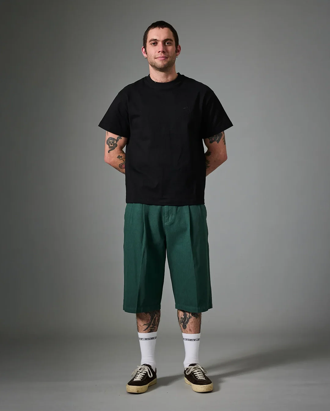 Herringbone Leagues Club Short - Hunter Green - Image 3