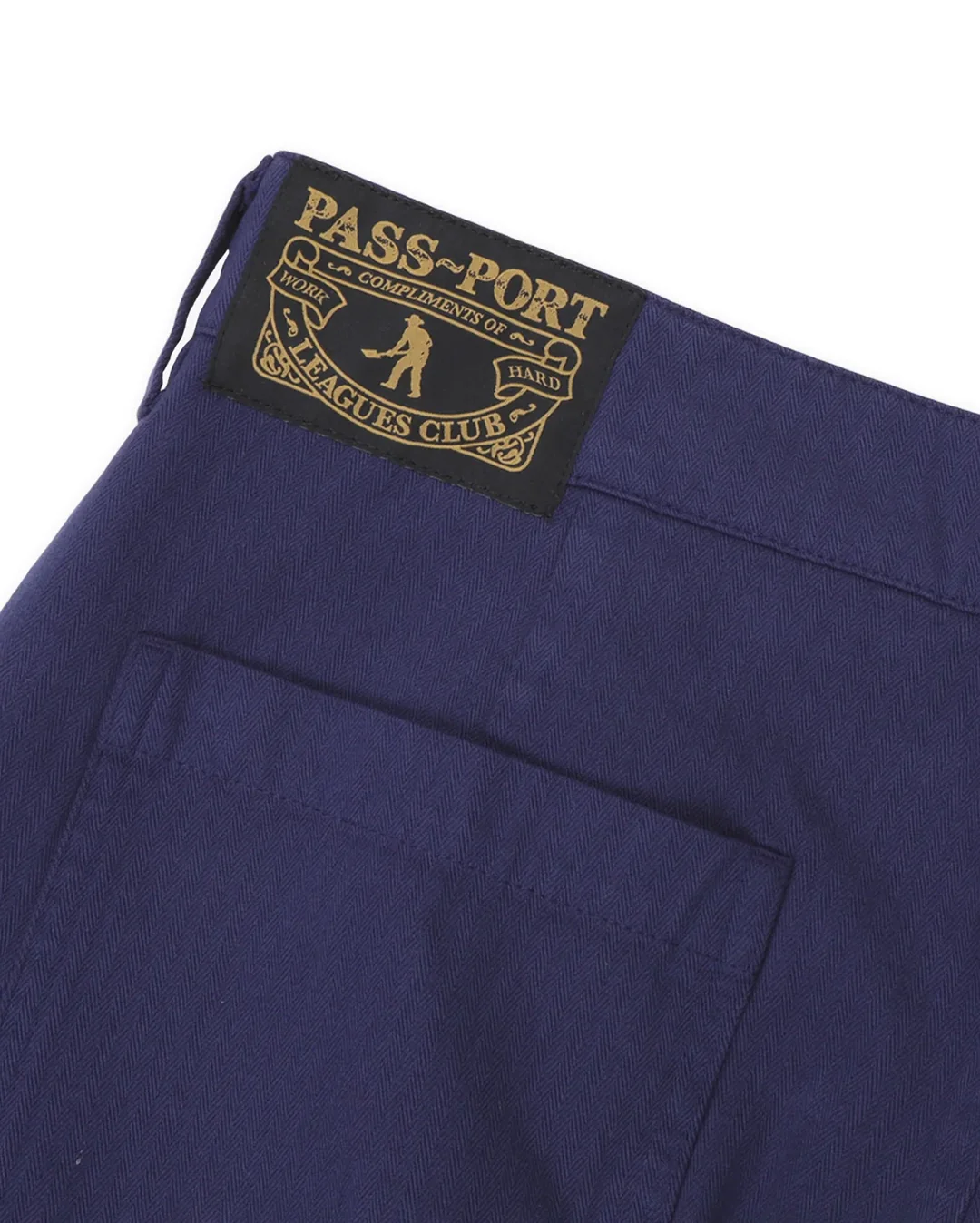 Herringbone Leagues Club Short - Dark Indigo - Image 7