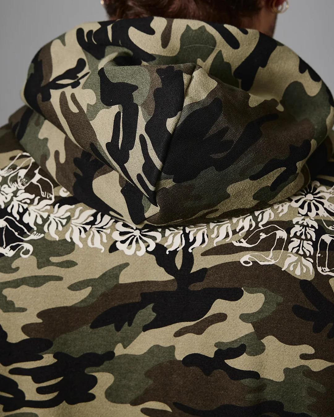 Kollaasi Zip Hoodie - Woodland Camo - Image 7