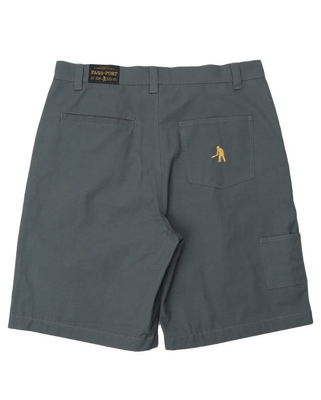Ripstop Double Knee Diggers Club Short - Steel Blue - Image 5
