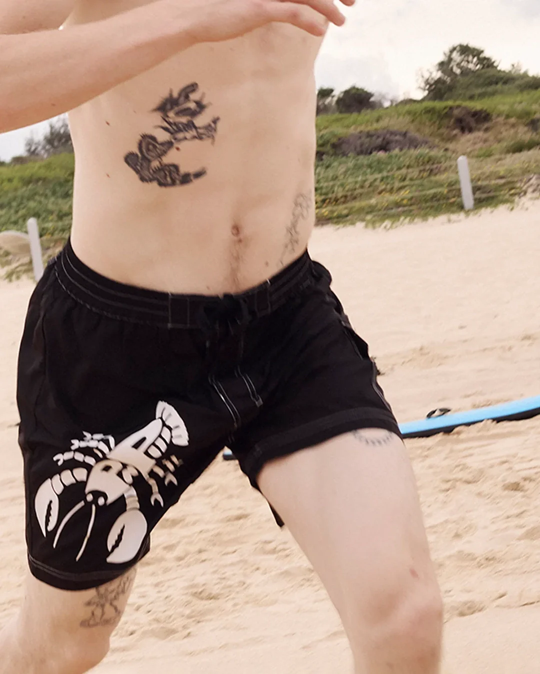 Seafood Staff Boardshorts - Black - Image 2