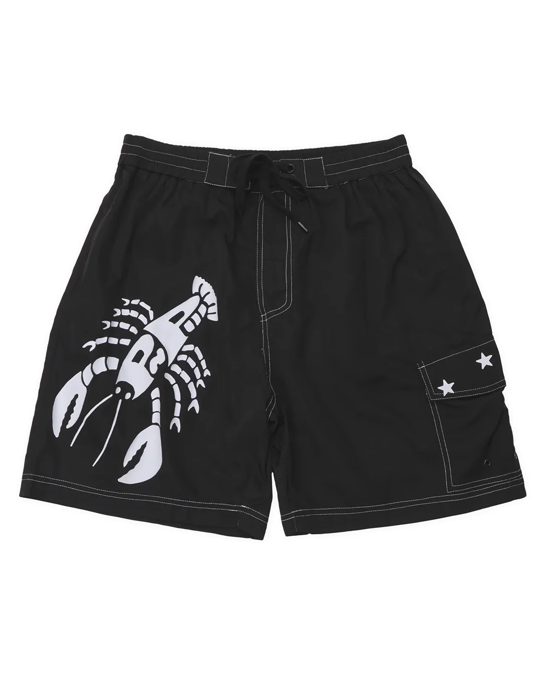 Seafood Staff Boardshorts - Black - Image 3