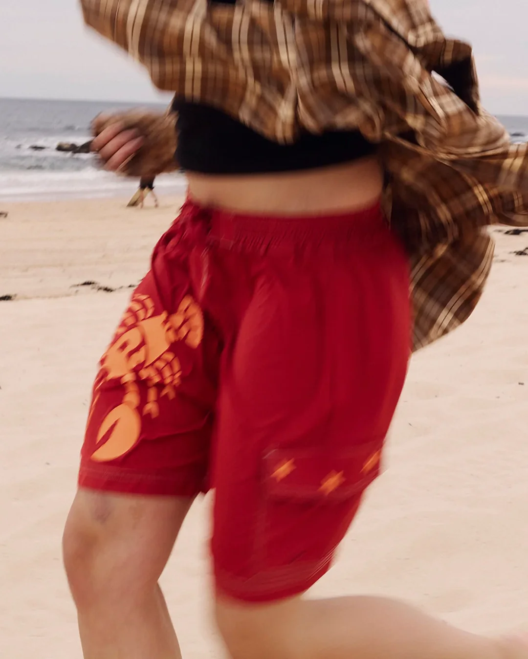 Seafood Staff Boardshorts - Lobster Red - Image 2