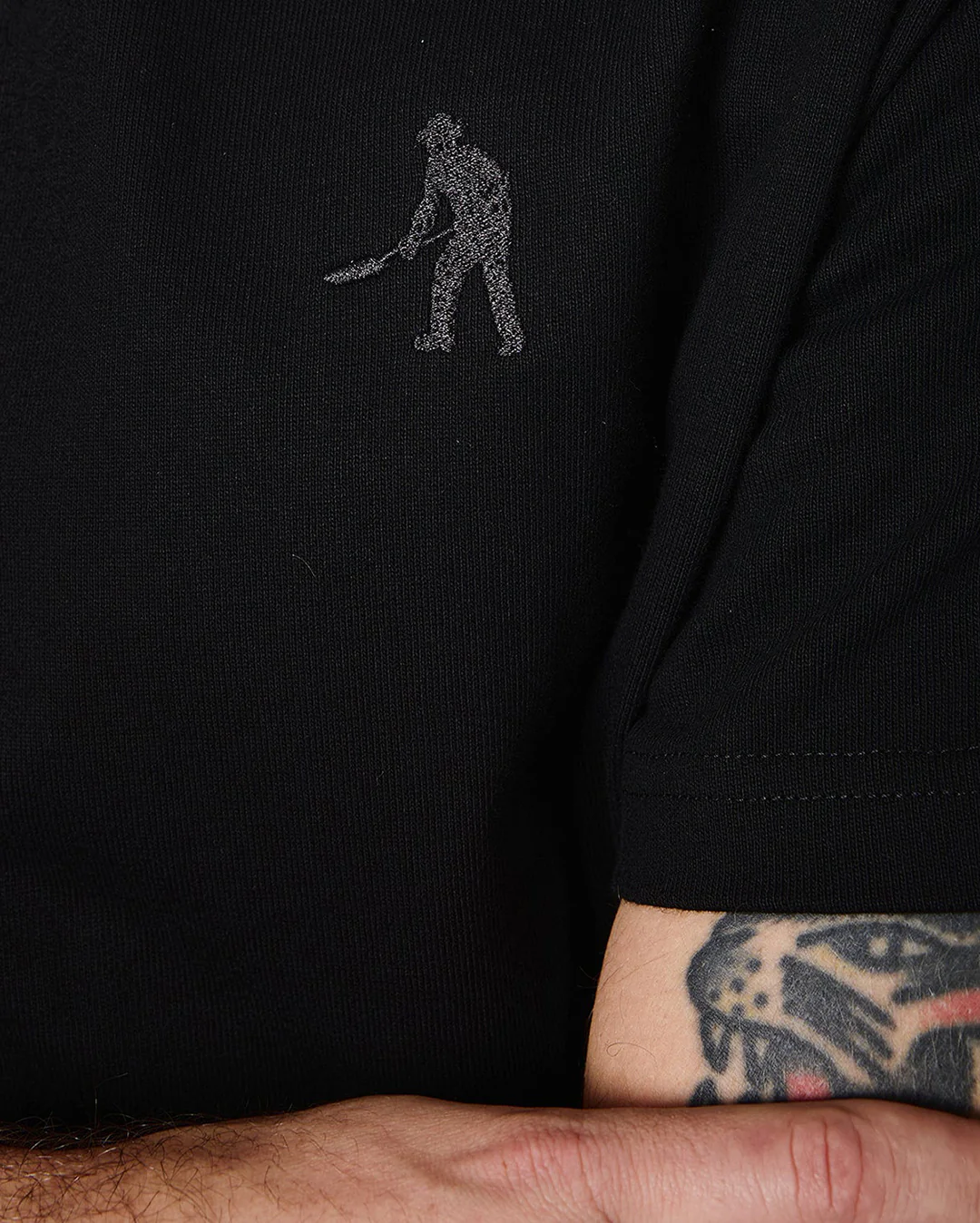 Solid Workers Tee - Black - Image 3
