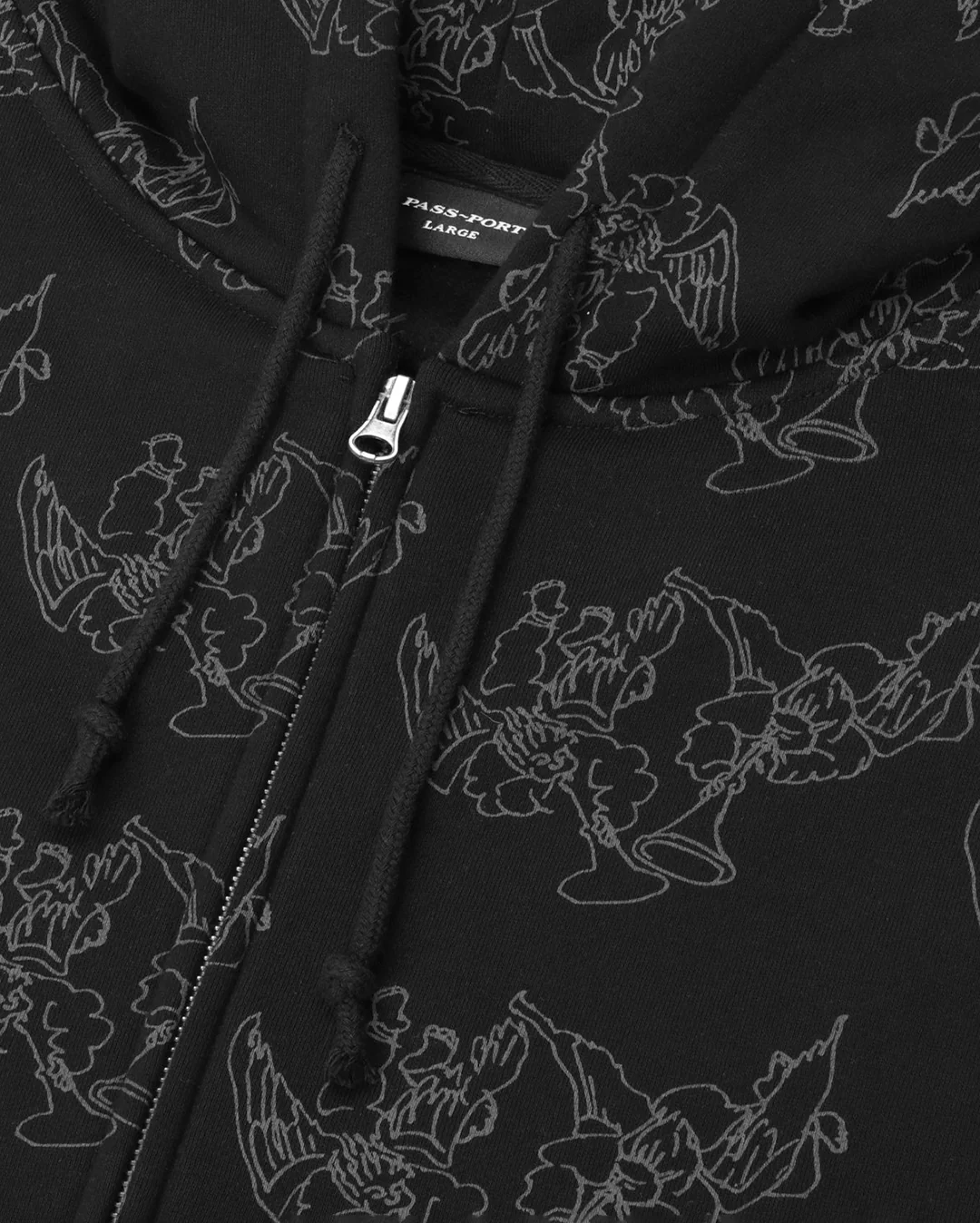 Trumpets Zip Hood - Black - Image 3