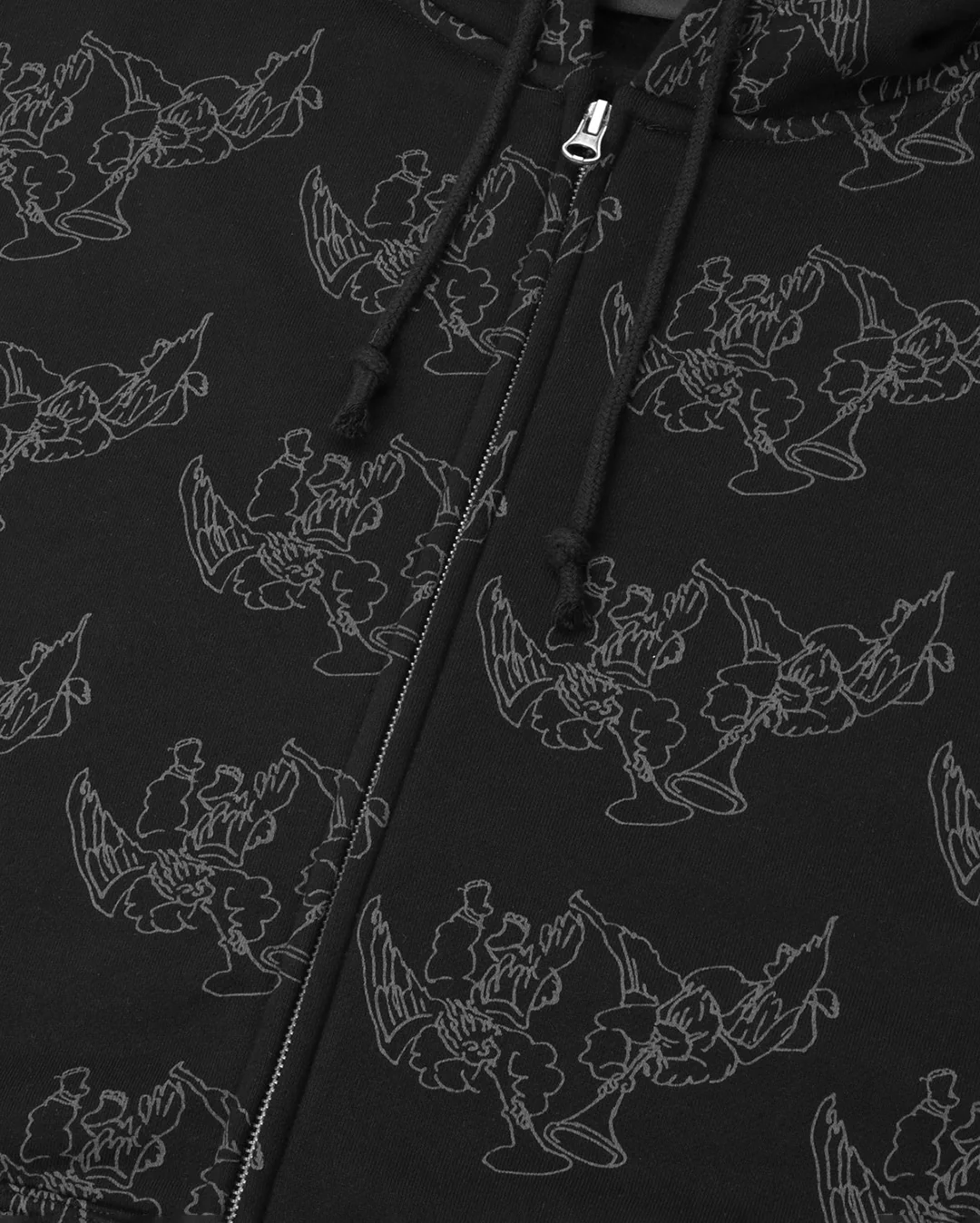 Trumpets Zip Hood - Black - Image 4