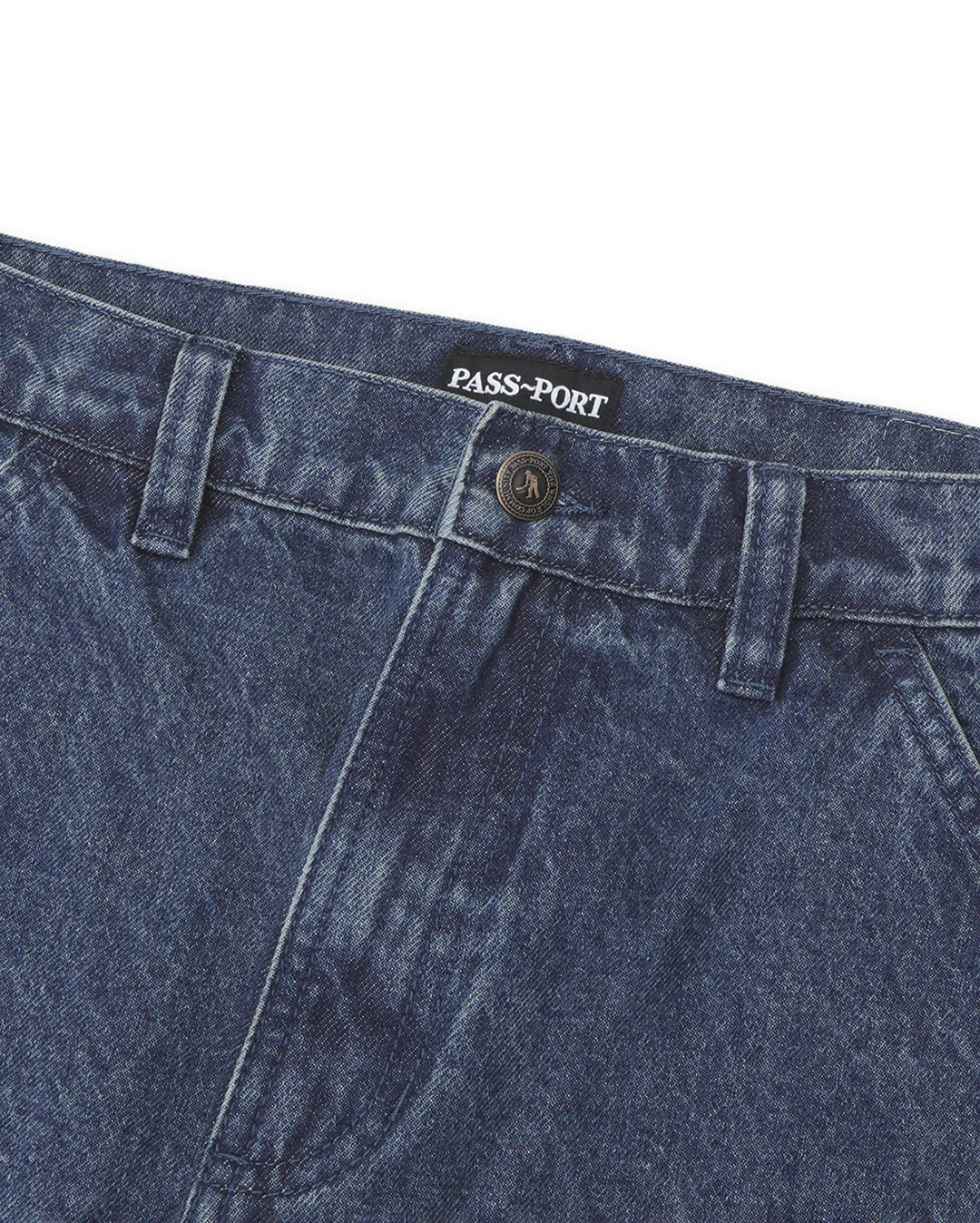 Workers Club Classic Jean Short R46 - Washed Dark Indigo - Image 7