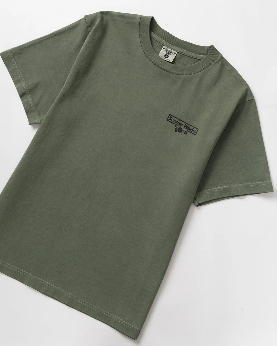 Pigment Dyed Trademark Tee - Olive - Image 2