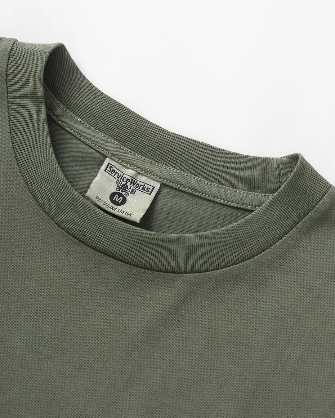 Pigment Dyed Trademark Tee - Olive - Image 5