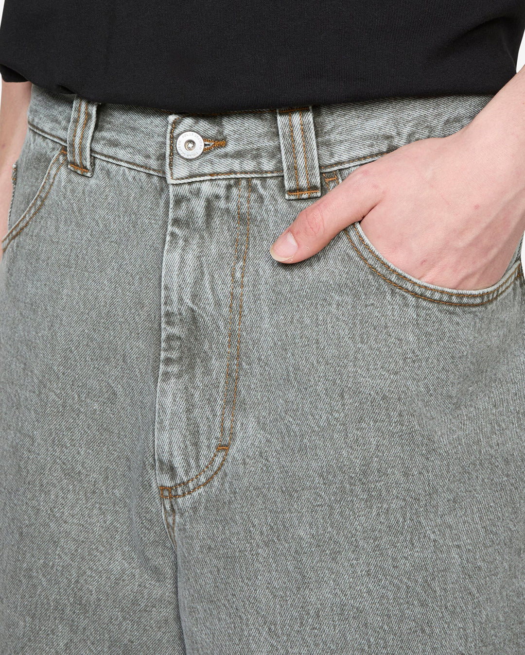 Big Boy Denim Shorts - Eucalyptus - Image 3