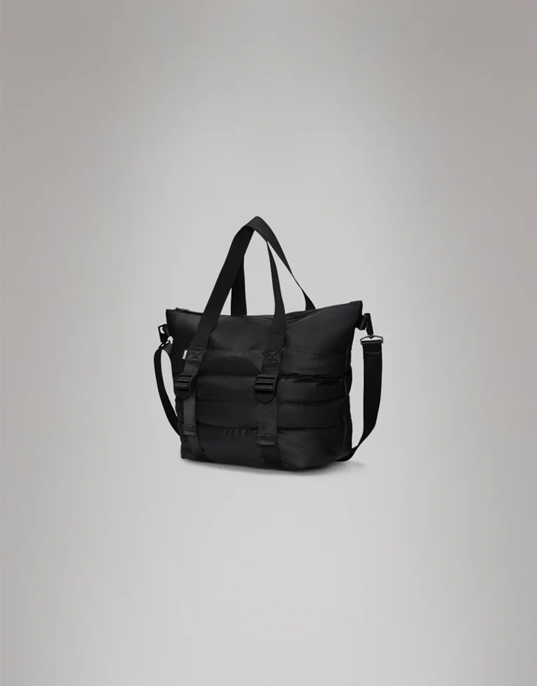 Puffer Mix Tote Bag Mini W3 - Black - Image 4