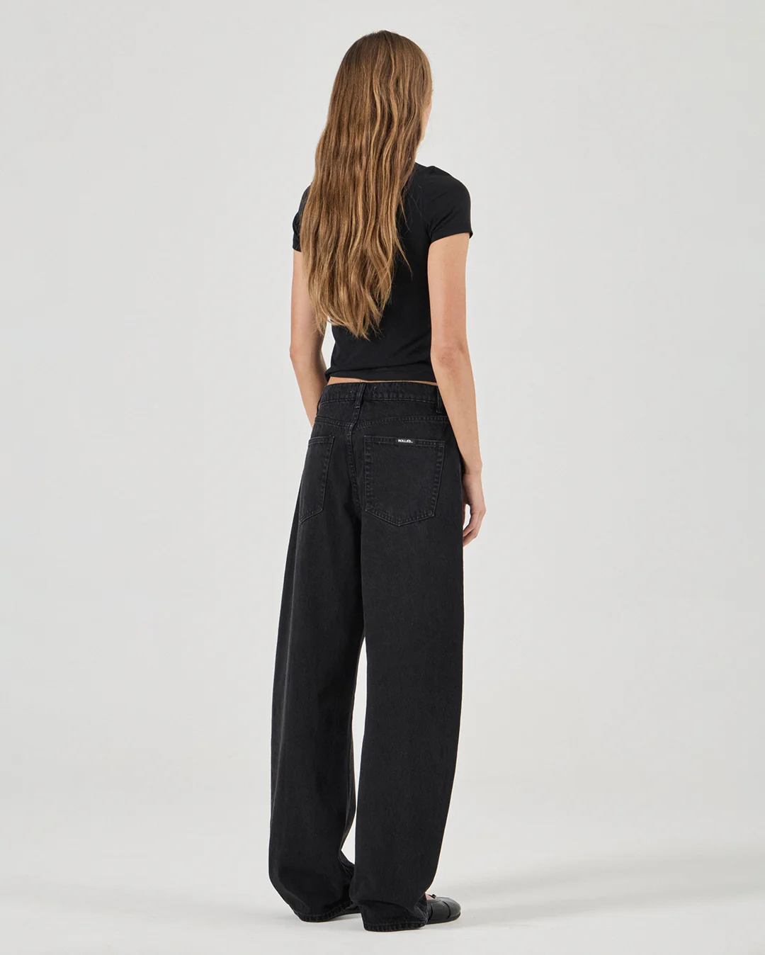 Arc Barrel Denim Jeans - Black Sand - Image 4