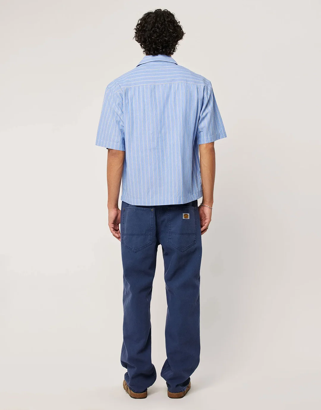 Auto Bowler Short Sleeve Short - White/Black - Image 5