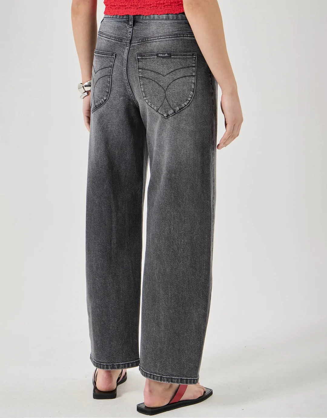 Gigi Barrel Jeans - Black Mountain - Image 5