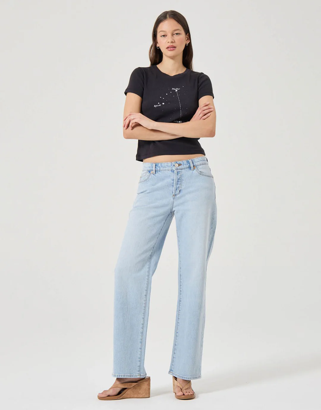 Heidi Low Denim Jeans - Breezy Blue - Image 3