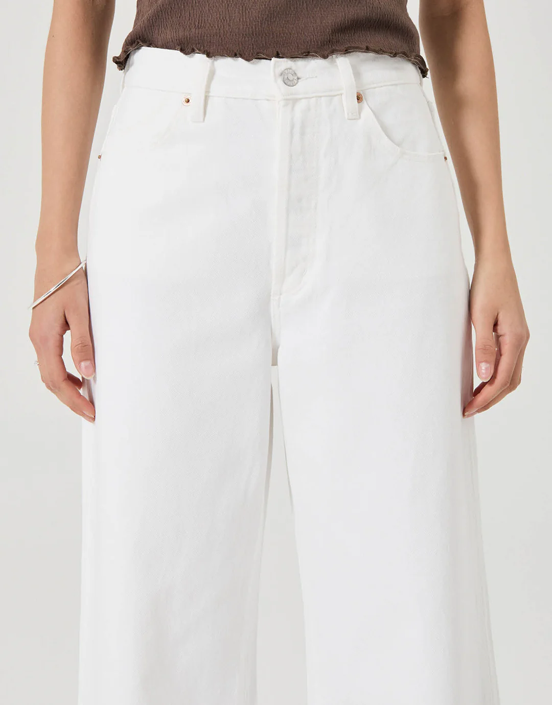Sailor Long Relaxed Denim Jeans - Vintage White - Image 6