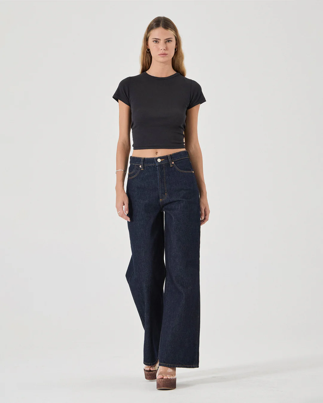 Sailor Long Relaxed Denim Jeans - Dark Rinse - Image 2