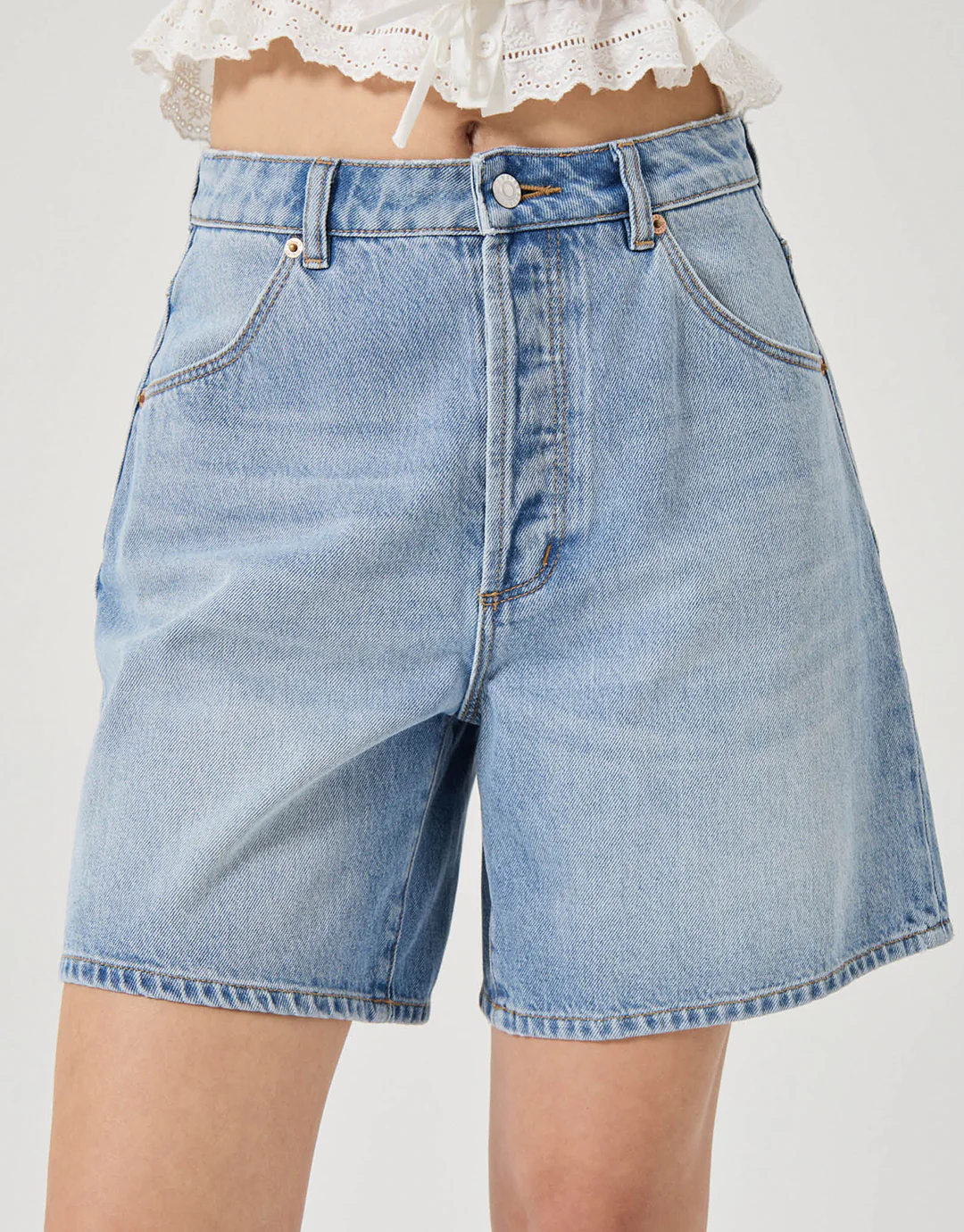 Super Mirage Denim Shorts - Lennon Blue - Image 2