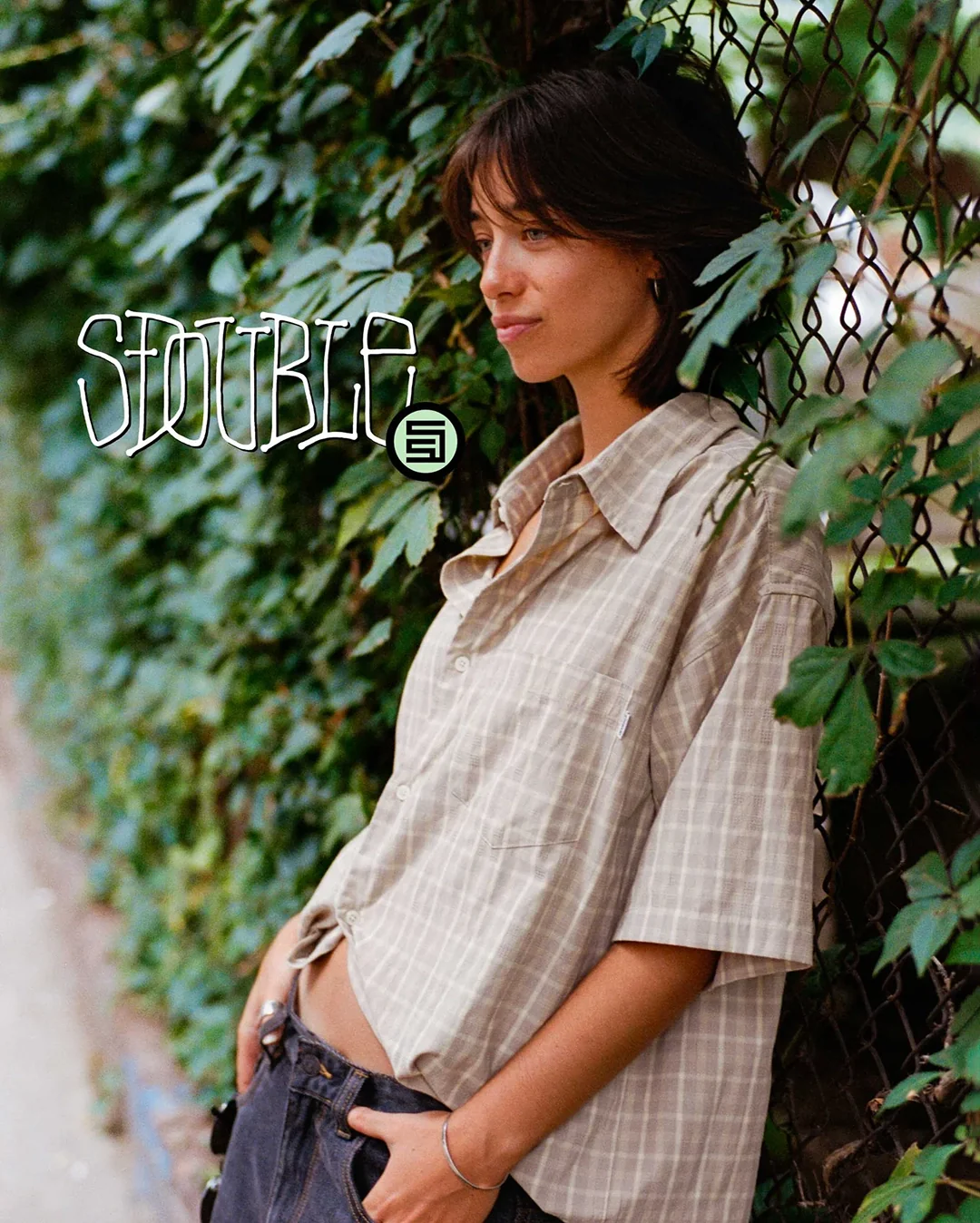 Bonnie Short Sleeve Classic Shirt - Grey - Image 3