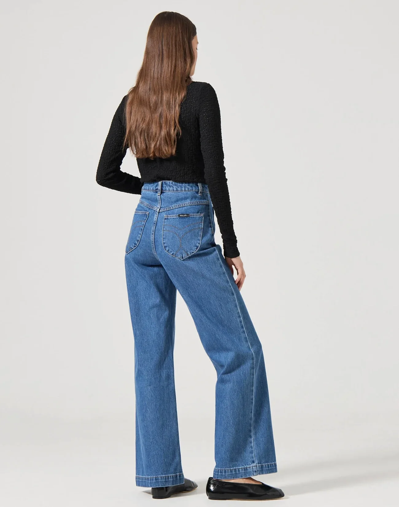Sailor Long Denim Jeans - Ashley Blue - Image 4