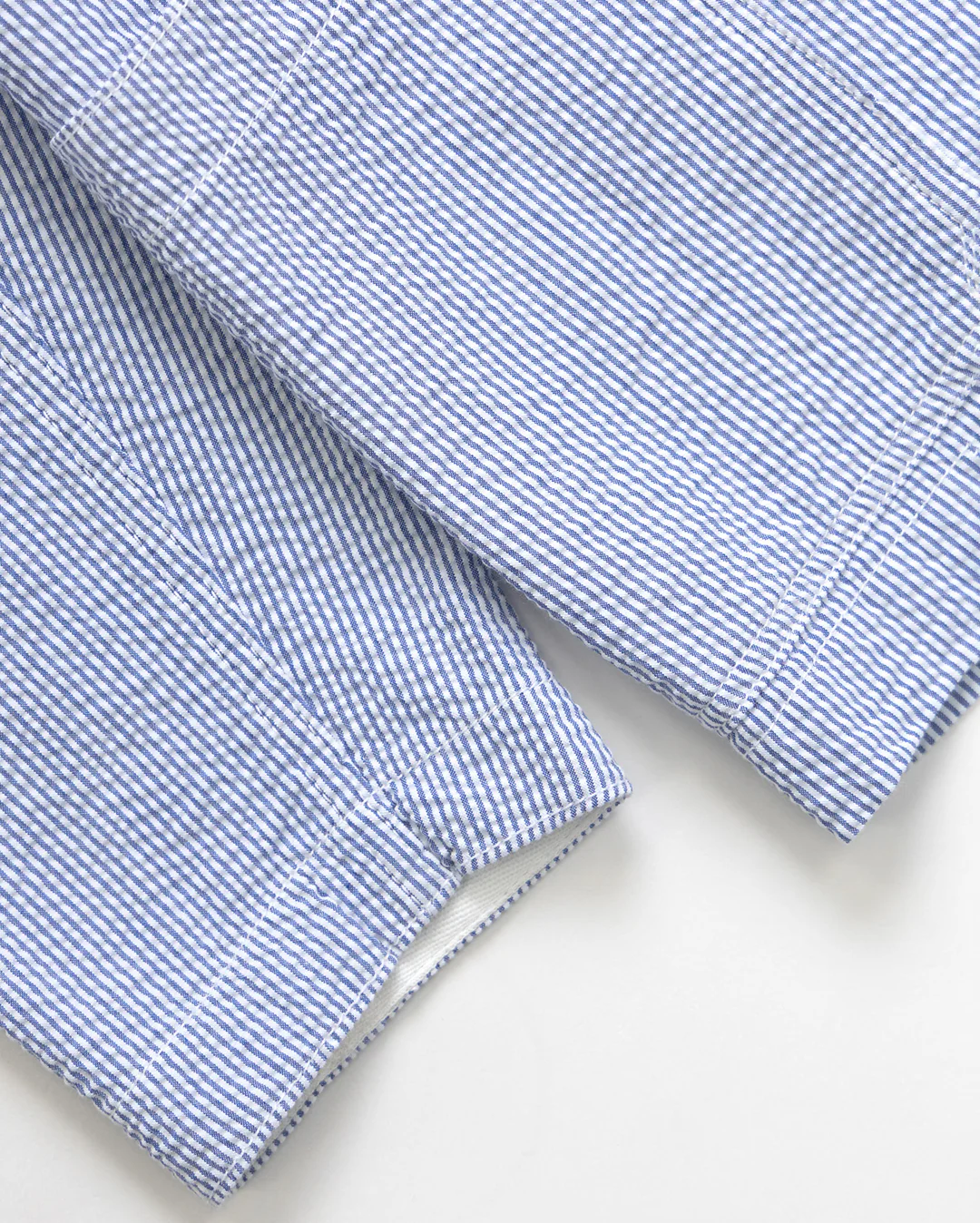 Seersucker Server Suit Jacket - Navy Stripe - Image 4