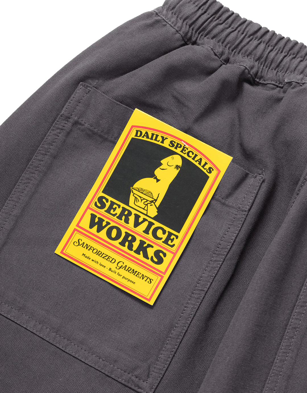 Canvas Chef Pant - Grey - Image 6