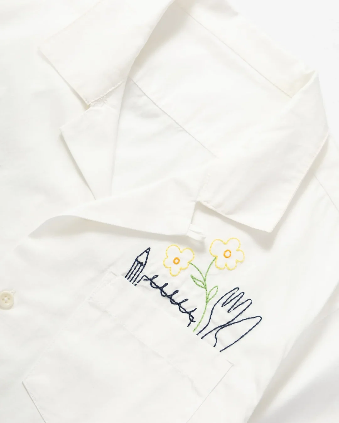 Light Twill Necessities Short Sleeve Shirt - Off White - Image 3