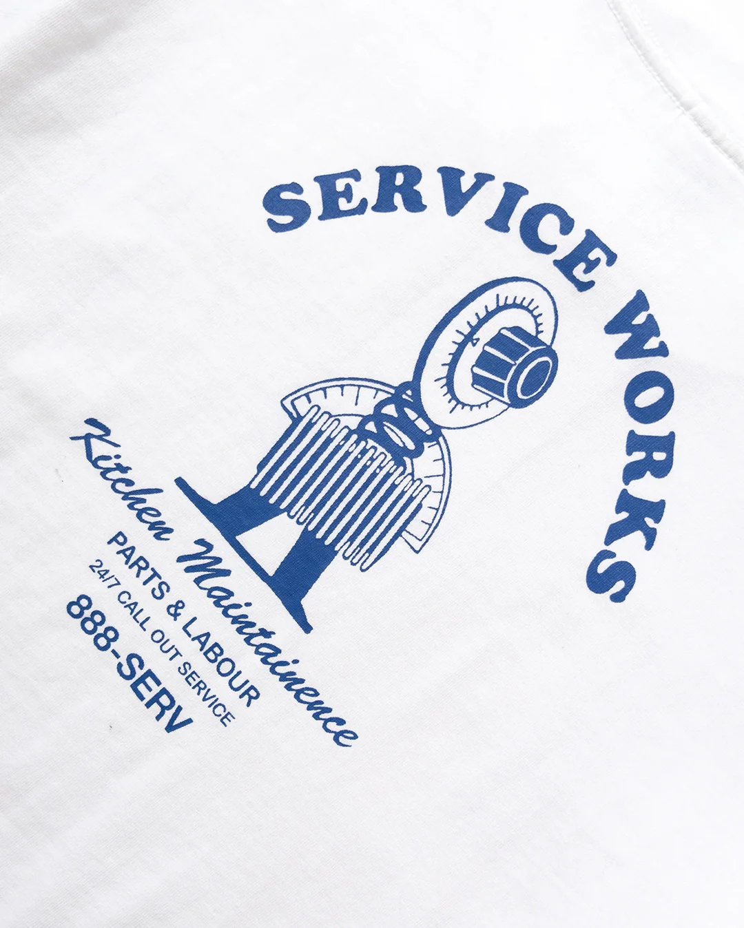 Maintenance T-Shirt - White - Image 6