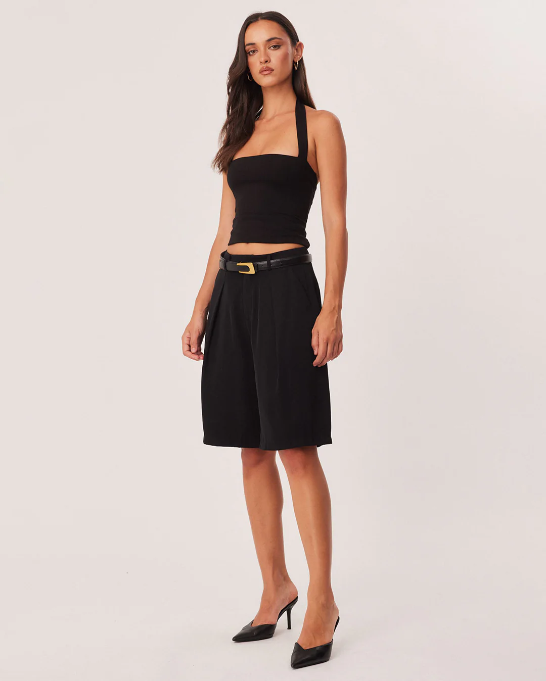 Reece Bermuda Shorts - Black - Image 3