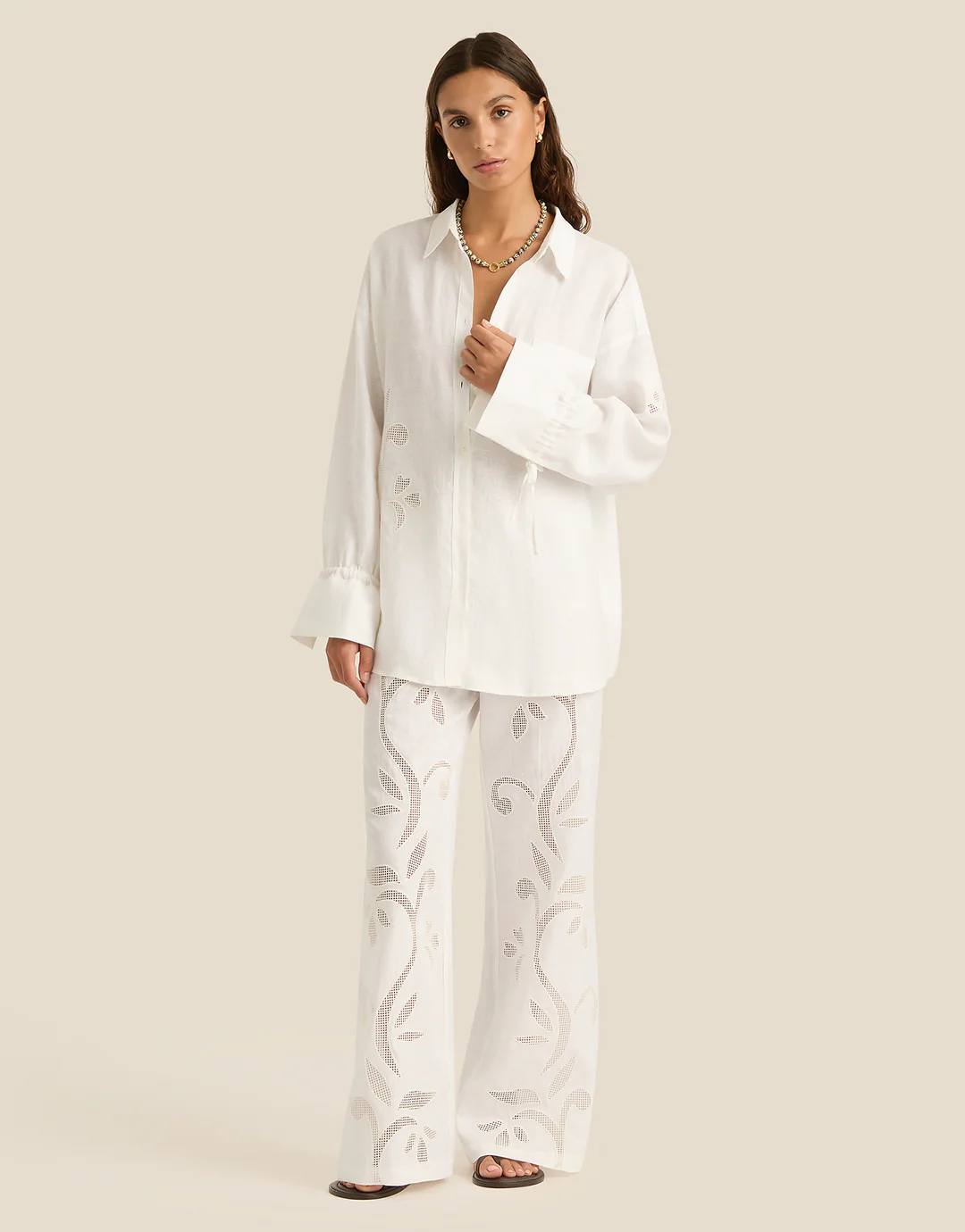 Riley Shirt - Lotus Broderie - Image 2
