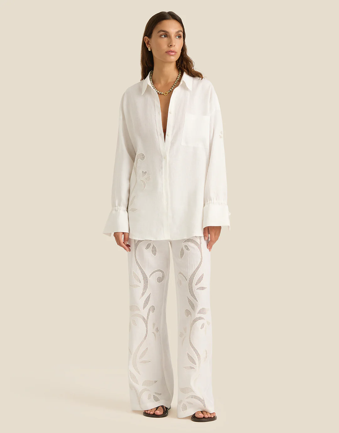 Riley Shirt - Lotus Broderie - Image 3