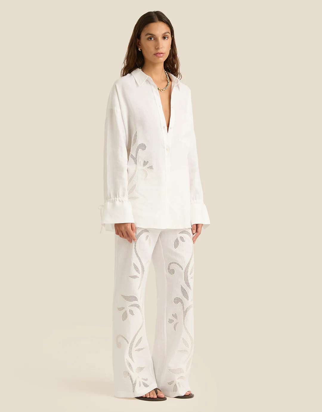 Riley Shirt - Lotus Broderie - Image 4