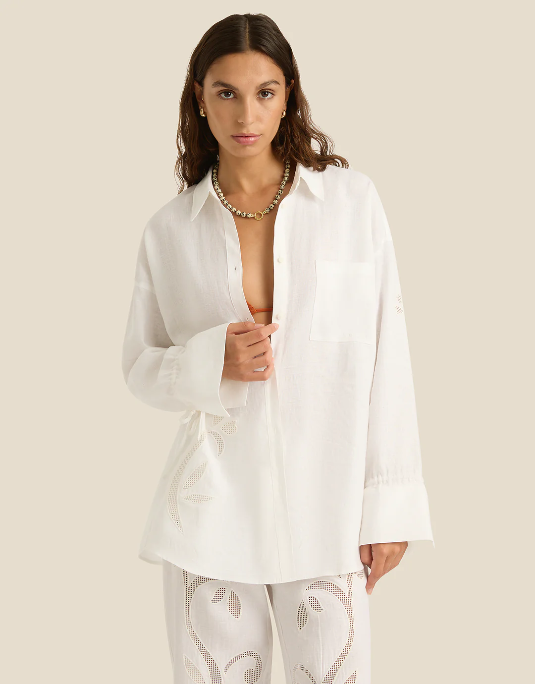 Riley Shirt - Lotus Broderie - Image 7