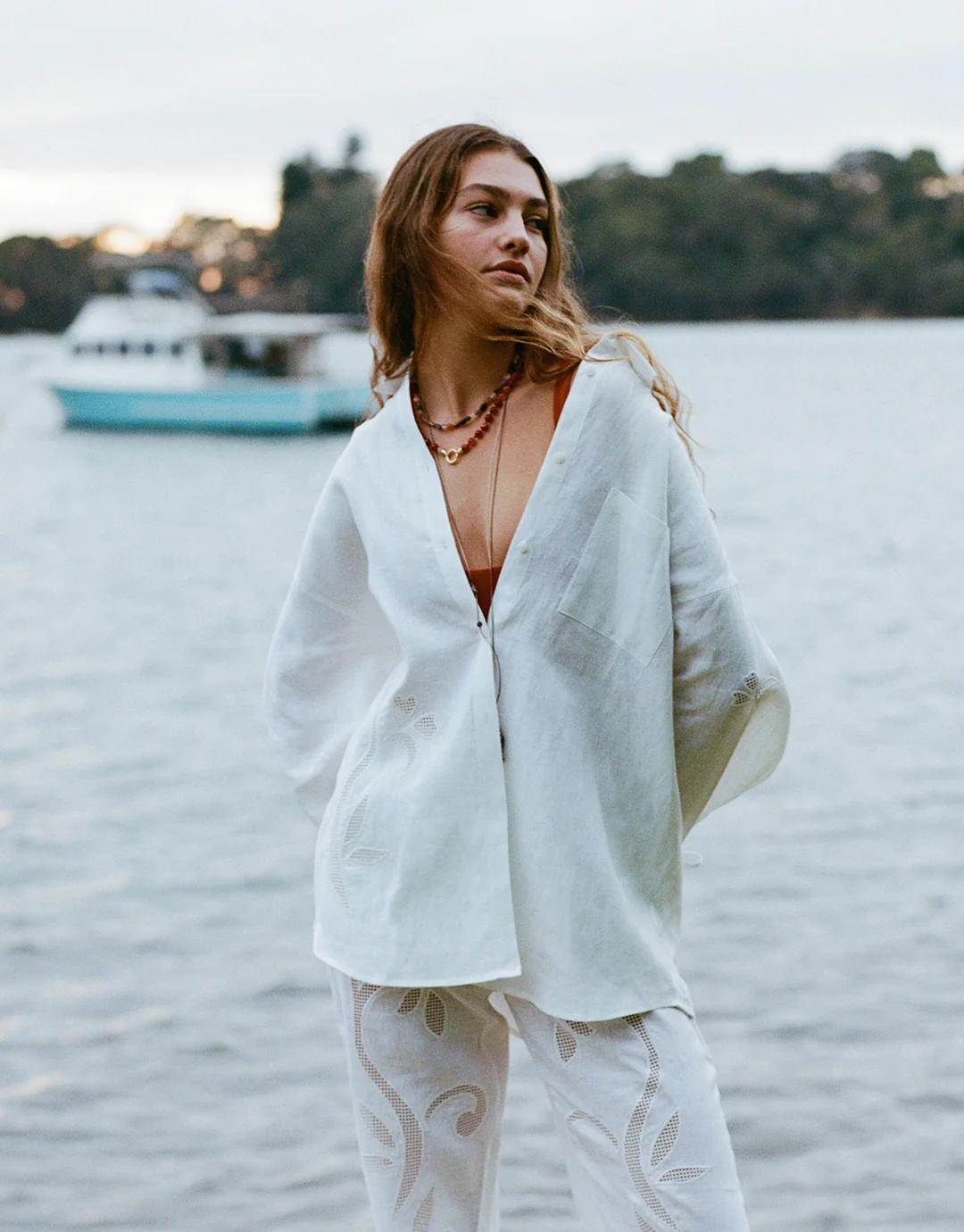 Riley Shirt - Lotus Broderie - Image 8