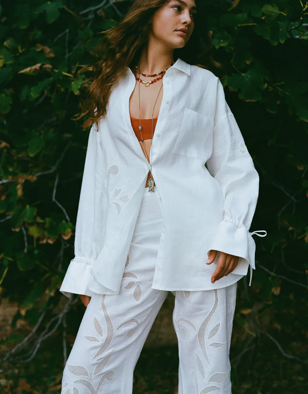 Riley Shirt - Lotus Broderie - Image 9
