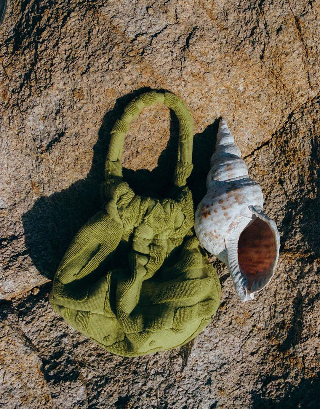 Towelling Bucket Bag - Kin Aloe - Image 4