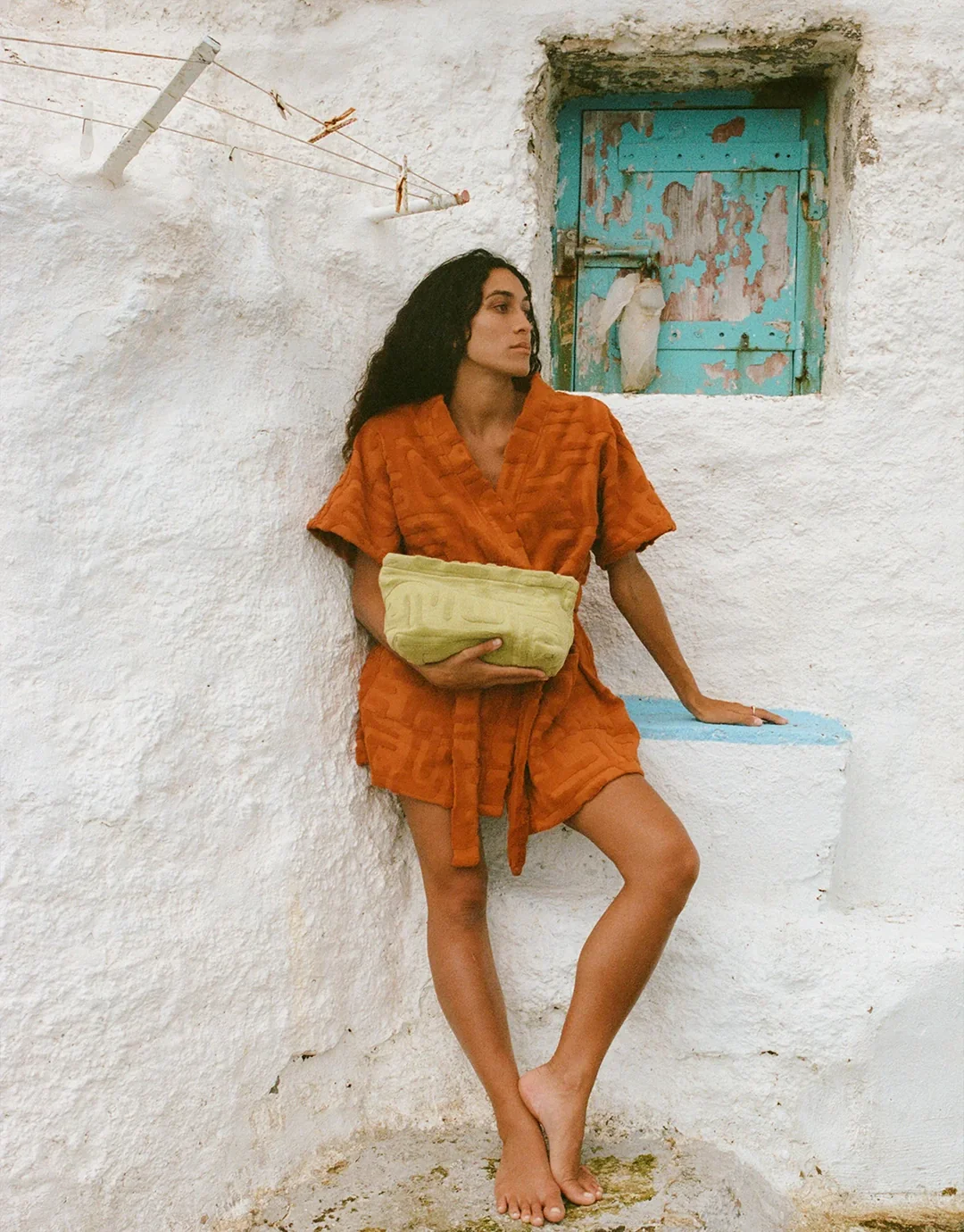 Towelling Pouch - Kin Aloe - Image 4