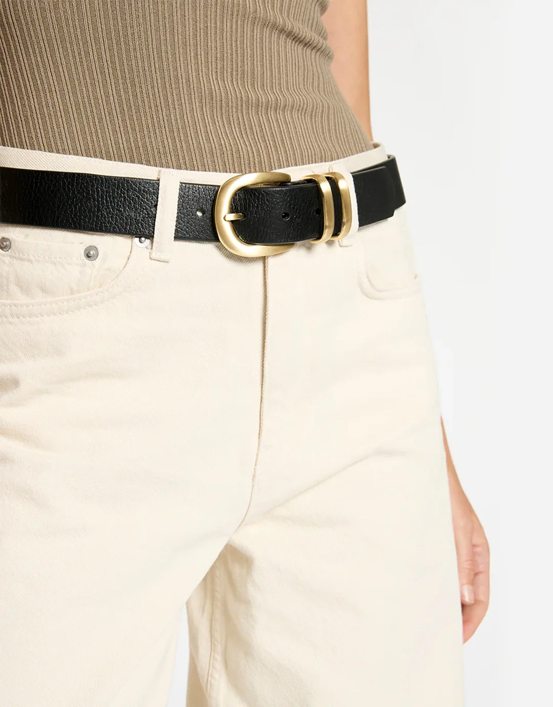 Let it Be Belt - Black/Gold - Image 4