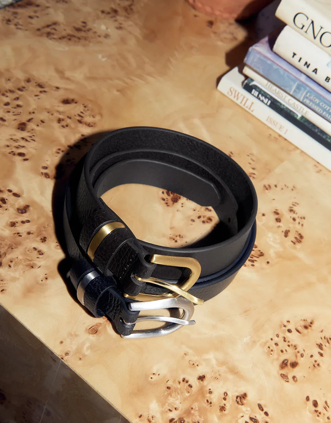Over and Over Belt - Black/Gold - Image 4