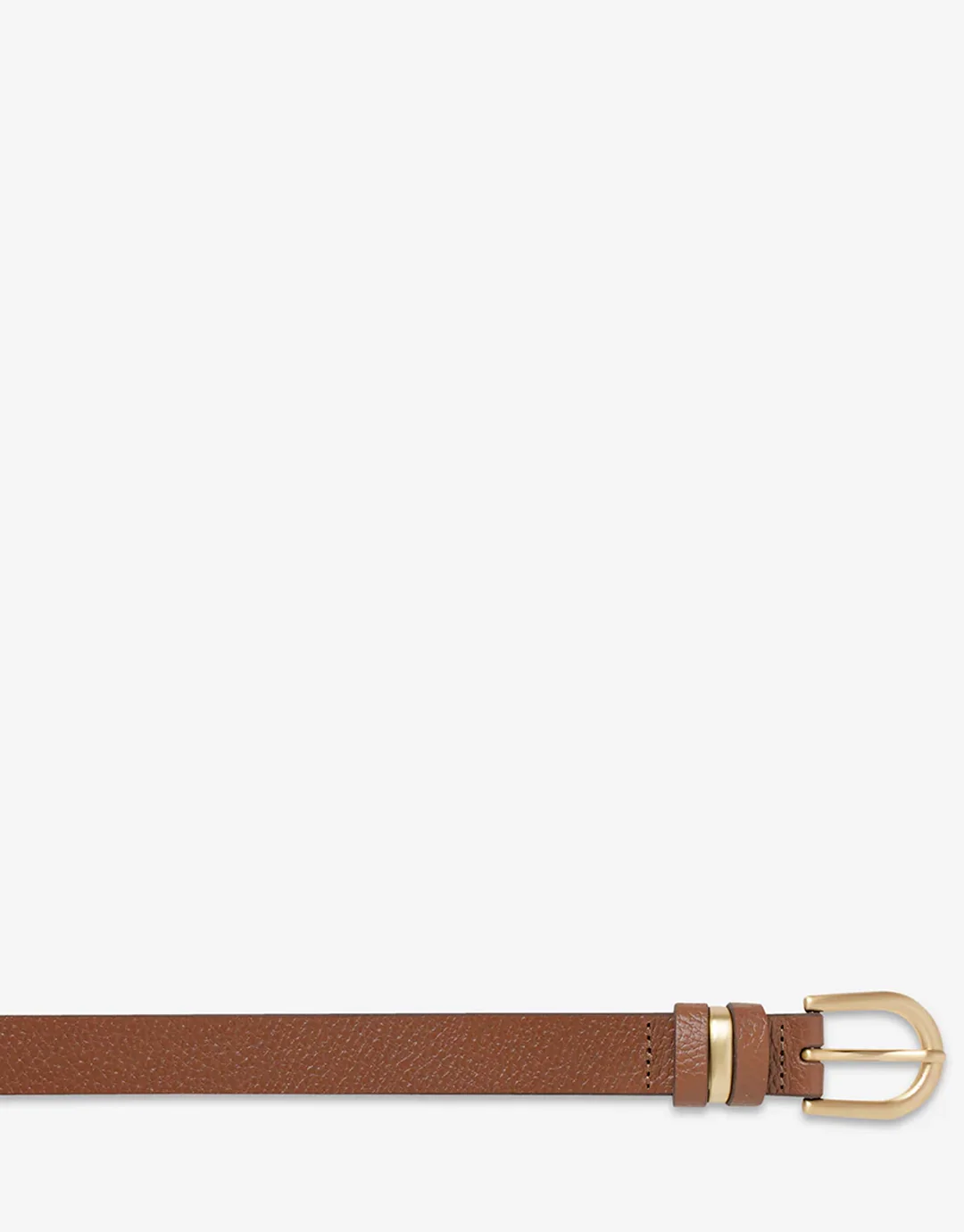 Over and Over Belt - Tan/Gold - Image 7