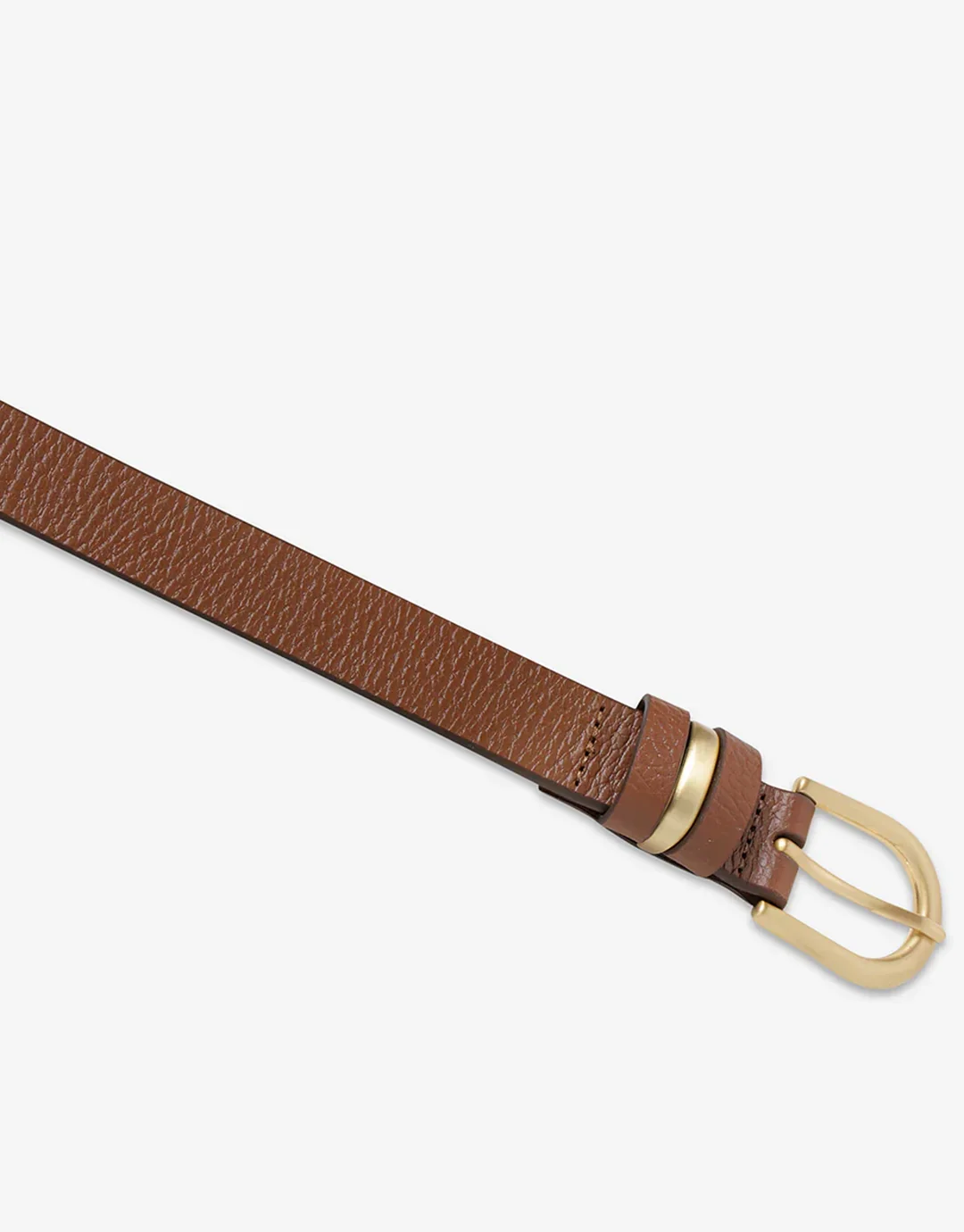 Over and Over Belt - Tan/Gold - Image 9