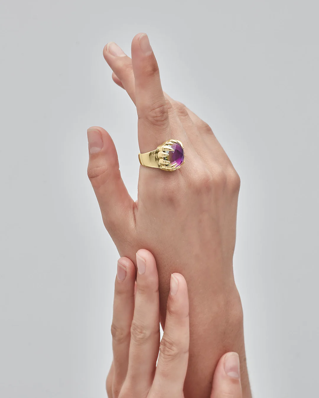 Claw Ring - Mystic Quartz / Gold - Image 2