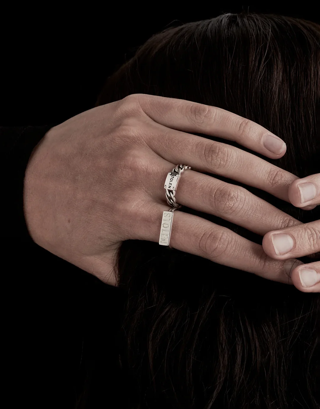 Curb Ring Slim - Silver - Image 6