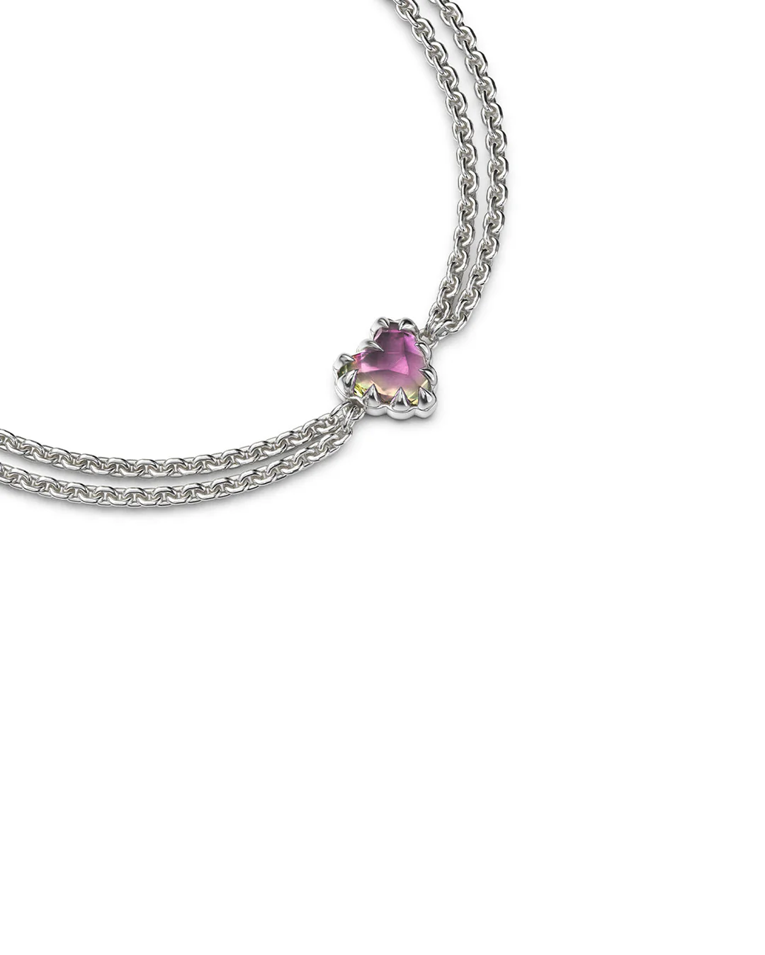 Love Claw Bracelet - Mystic Quartz / Sterling Silver - Image 3