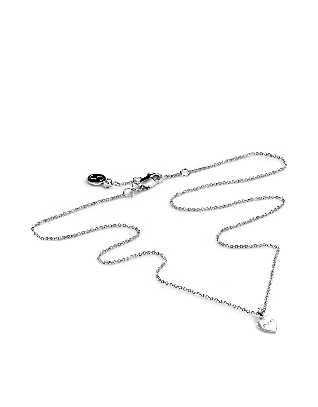 Stolen Heart Necklace - Silver - Image 3