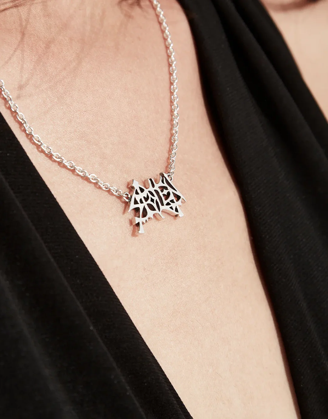 Stolen Mayhem Necklace - Silver - Image 3