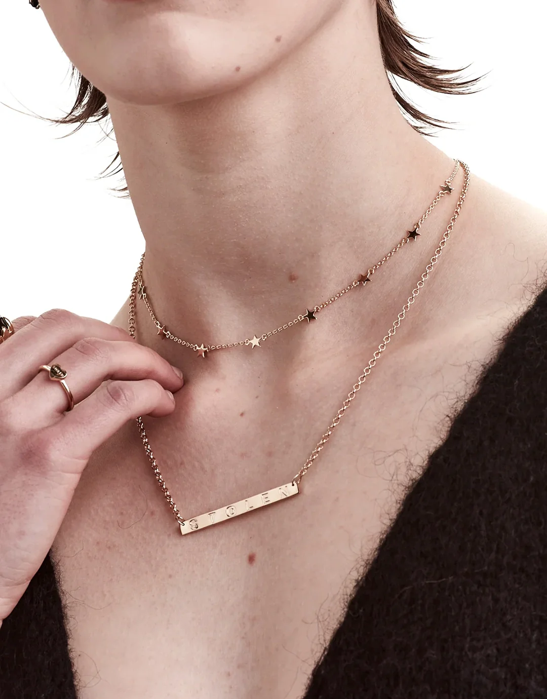Stolen Star Choker - Gold - Image 2
