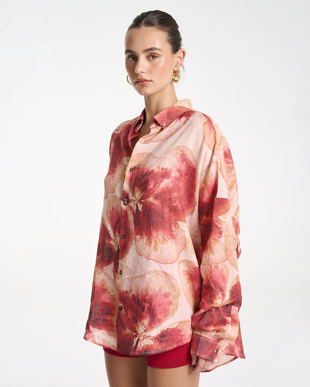 Long Sleeve Oversized Shirt - Aloha - Image 2