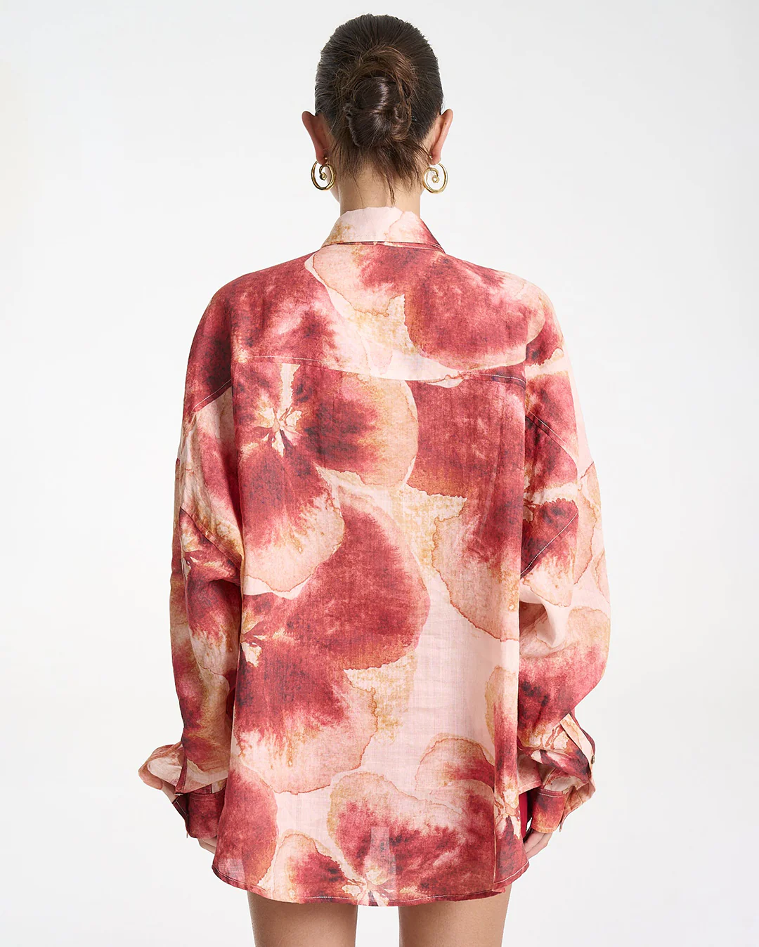 Long Sleeve Oversized Shirt - Aloha - Image 3